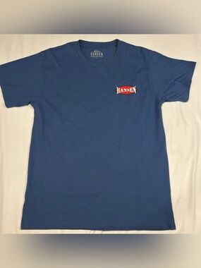 Hansen Short-Sleeve Crew T‑Shirt in Navy